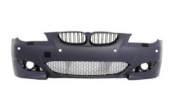 Frontstøtfanger med sentrale nyregitter Dobbelstripe egnet for BMW 5-serie E60 E61 LCI (2007-2010) M5 Design PDC 18mm