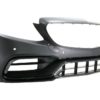 Støtfanger foran med diffusor dobbel uttak og eksosspisser egnet for Mercedes C-Klasse A205 Cabriolet C205 Coupe (2014-2019) C63 Design Piano Black | Støtfanger foran med diffusor dobbel uttak og eksosspisser egnet for Mercedes C-Klasse A205 Cabriolet C205 Coupe (2014-2019) C63 Design Piano Black |