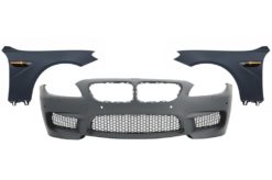 Støtfanger foran med skjermer egnet for BMW 6-serie F06 Gran Coupe F12 Cabrio F13 Coupe (2011-2017) M6 Design