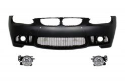 Frontstøtfanger med tåkelysprojektorer egnet for BMW 3-serie E92 Coupe E93 Cabrio (2006-2009) M3 Look med PDC
