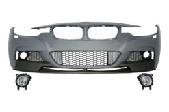 Frontstøtfanger med tåkelys Projektorer og spoiler som passer for BMW 3-serie F30 F31 Sedan Touring (2011-2019) M-Performance Design