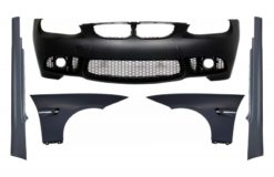 Støtfanger foran med forskjermer og sideskjørt egnet for BMW 3-serie E92 Coupe E93 Cabrio (2006-2009) M3 Look Uten PDC og projektorer