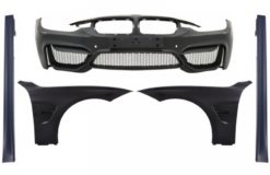 Støtfanger foran med forskjermer og sideskjørt egnet for BMW 3-serie F30 F31 Pre-LCI & LCI (2011-2018) M4 Design