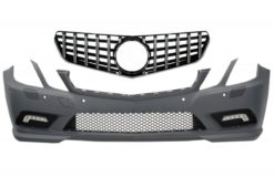 Frontstøtfanger med frontgitter Panamericana egnet for Mercedes E-Klasse C207 W207 A207 (2009-2012) Coupe Cabrio Sport Line Design