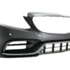 Støtfanger foran med gitter Sort passer for Mercedes C-Klasse W205 S205 C205 A205 (2014-2018) C63 GT-R Design | Støtfanger foran med gitter Sort passer for Mercedes C-Klasse W205 S205 C205 A205 (2014-2018) C63 GT-R Design |