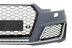 Alternative view of Støtfanger foran med gitter passer for Audi A4 B9 8W (2016-2018) Quattro RS4 Design