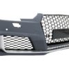 Støtfanger foran med gitter passer for Audi A4 B9 8W (2016-2018) Quattro RS4 Design |