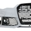 Støtfanger foran med gitter passer for Audi A6 C7 4G Facelift (2015-2018) RS6 Design | Støtfanger foran med gitter passer for Audi A6 C7 4G Facelift (2015-2018) RS6 Design |