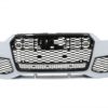 Støtfanger foran med gitter passer for Audi A7 4G Facelift (2015-2018) RS7 Design |