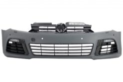 Alternative view of Støtfanger foran med frontlykter LED flytende blinklys krom egnet for VW Golf VI 6 MK6 (2008-2013) R20 Design med PDC