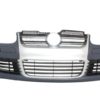 Støtfanger foran med frontlykter egnet for VW Golf V 5 (2003-2007) Jetta (2005-2010) R32-look grille i børstet aluminium | Støtfanger foran med frontlykter egnet for VW Golf V 5 (2003-2007) Jetta (2005-2010) R32-look grille i børstet aluminium |