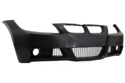 Alternative view of Støtfanger foran med nyregitter og røyktåkelys egnet for BMW 3-serie E90 E91 Sedan Touring (2004-2008) M-Technik Design
