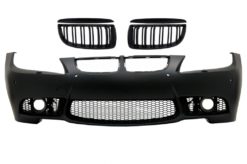 Frontstøtfanger med nyregitter Dobbelstripe egnet for BMW 3-serie E90 E91 Pre-LCI (2004-2008) Sedan Touring M3 Design