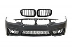 Frontstøtfanger med nyregitter doble striper egnet for BMW 3-serie F30 F31 Non LCI & LCI (2011-2018) M3 Sport EVO Design