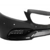 Støtfanger foran med leppeforlengelse egnet for Mercedes C-Klasse W205 S205 C205 A205 (2014-2020) Limousine T-Model Coupe Cabriolet C63 Design |