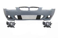 Frontstøtfanger med PDC 18 mm egnet for BMW 5-serie LCI E60 E61 (2007-2010) og tåkelysprojektorer M-Technik Design