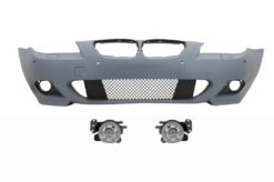 Frontstøtfanger med PDC 18 mm egnet for BMW 5-serie E60 E61 LCI (2007-2010) og tåkelysprojektorer M-Technik Design