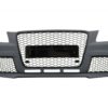 Fremre støtfanger med bakre støtfanger Valance Diffuser og eksosspisser egnet for Audi A4 B8 Pre-Facelift (2008-2011) RS4 Design |