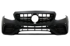Alternative view of Støtfanger foran med bakre diffuser og eksosspisser som passer for Mercedes E-Klasse W213 (2016-2019) E53 Design Black Edition