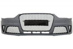 Alternative view of Støtfanger foran med bakre diffuser og eksospottespisser som passer for Audi A4 B8 Sedan Facelift (2012-2015) RS4 Design