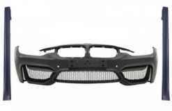 Støtfanger foran med sideskjørt egnet for BMW 3-serie F30 F31 Pre-LCI & LCI (2011-2018) M4 Design