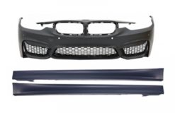 Støtfanger foran med sideskjørt egnet for BMW 3-serie F30 F31 Non LCI & LCI (2011-2018) M3 Sport EVO Design