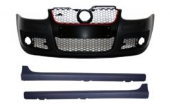 Støtfanger foran med sideskjørt egnet for VW Golf Mk5 V 5 (2003-2007) GTI Design