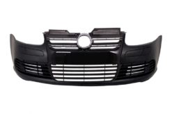 Alternative view of Frontstøtfanger med sideskjørt egnet for VW Golf Mk V 5 (2003-2007) R32 Piano Glossy Black Grill