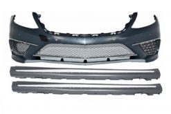 Støtfanger foran med sideskjørt som passer for Mercedes S-klasse W222 (2013-06.2017) S65 Design