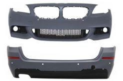 Fremre støtfanger uten tåkelys med bakre støtfanger egnet for BMW 5-serie F11 Touring (2011-2014) M-Technik Design
