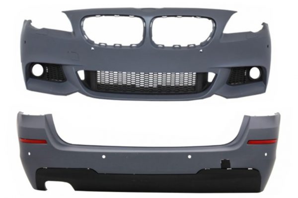 Fremre støtfanger uten tåkelys med bakre støtfanger egnet for BMW 5-serie F11 Touring (2011-2014) M-Technik Design |