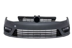 Alternative view of Støtfanger foran egnet for VW Golf VII 7 2013-2017 Rline Look med frontlykter 3D LED DRL Turning Lights Silver