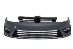 Alternative view of Støtfanger foran egnet for VW Golf VII 7 2013-2017 Rline Look med frontlykter 3D LED DRL Turning Lights Silver