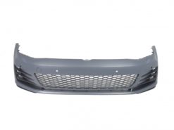 Alternative view of Støtfanger foran egnet for VW Golf VII Golf 7 2013-up GTI Look med frontlykter 3D LED DLR RØD og Grille