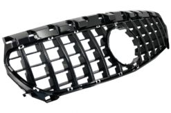 Alternative view of Sentralgitter foran egnet for MERCEDES CLA C117 X117 W117 (2013-2018) CLA45 GT-R Panamericana Design All Black
