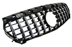 Alternative view of Sentralgitter foran egnet for MERCEDES CLA C117 X117 W117 (2013-2018) CLA45 GT-R Panamericana Design Svart Krom