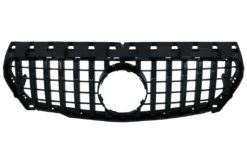 Sentralgitter foran egnet for Mercedes CLA C117 X117 W117 (2013-2018) CLA45 GT-R Panamericana Design All Black