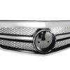 Front Grill - Mercedes E klasse W212 S212 (2009-2013) Facelift Single Stripe Design Silver Aluminium | Front Grill - Mercedes E klasse W212 S212 (2009-2013) Facelift Single Stripe Design Silver Aluminium |