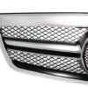Front Grill - Mercedes E klasse W212 S212 (2009-2013) Facelift Single Stripe Design Silver Aluminium | Front Grill - Mercedes E klasse W212 S212 (2009-2013) Facelift Single Stripe Design Silver Aluminium |