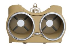 Dobbel koppholder foran egnet for Mercedes Benz CLS C219 W219 (2003-2010) Beige