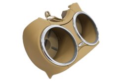 Alternative view of Dobbel koppholder foran egnet for Mercedes Benz CLS C219 W219 (2003-2010) Beige