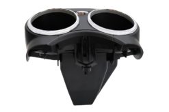 Alternative view of Dobbel koppholder foran egnet for Mercedes Benz CLS C219 W219 (2003-2010) Svart