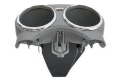 Alternative view of Dobbel koppholder foran egnet for Mercedes CLS C219 W219 (2003-2010) Grå