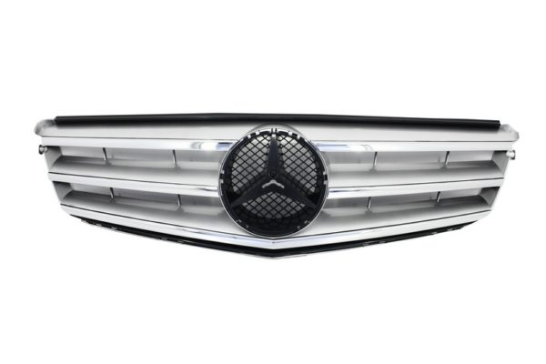 Grill - Mercedes Benz C-Klasse W204 S204 Limousine Stasjonsvogn (2007-2014) Avangarde Krom og sølv