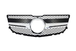 Frontgitter egnet for MERCEDES Benz GLK-Klasse X204 (2013-2015) Silver Design
