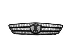 Alternative view of Frontgitter egnet for MERCEDES Benz W204 S204 Limousine Station Wagon (2007-2011) Sport Black Glossy & Chrom