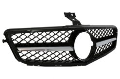 Alternative view of Frontgitter egnet for Mercedes C-Klasse W204 S204 Limousine Station Wagon (2007-2014) Sport Piano Black C63 Design