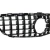 Frontgitter egnet for Mercedes C-Klasse W205 S205 C205 S205 (2014-2018) GT-R Panamericana Design Black With 360 Camera |