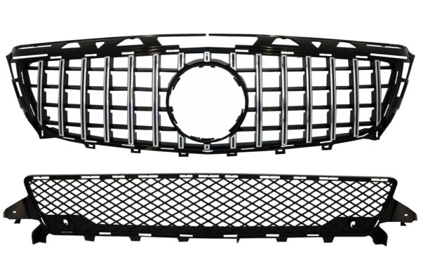 Frontgitter egnet for Mercedes CLS W218 C118 (2011-2014) X218 Shooting Brake (2012-2014) GT-R Panamericana Design |