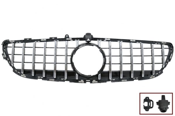 Frontgitter egnet for Mercedes CLS W218 Facelift (2014-2017) GT-R Panamericana Design Chrome